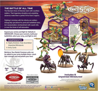 Renegade | Heroscape: Age Of Annihilation Skordyre Soldiers | Army Expansion Miniature Game | 2-4 Players | 60-120 Minutes