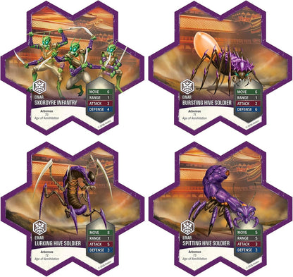Renegade | Heroscape: Age Of Annihilation Skordyre Soldiers | Army Expansion Miniature Game | 2-4 Players | 60-120 Minutes