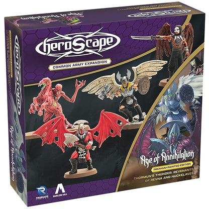 Renegade | Heroscape Age Of Annihilation: Revenants & Nuckelavee | Army Expansion, Heroscape Compatible, 4 Miniatures, 2 Army Cards | 2-4 Players | 60-120 Minutes