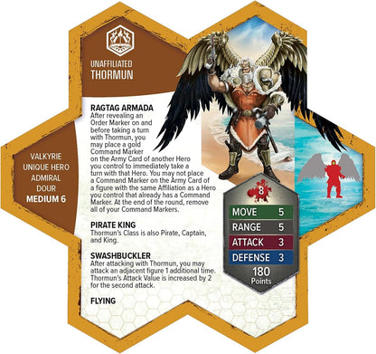 Renegade | Heroscape Age Of Annihilation: Thormun And Kraken | Army Expansion, Heroscape Compatible, 6 Miniatures, Kraken Boss Scenario | 2-4 Players | 60-120 Minutes