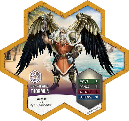 Renegade | Heroscape Age Of Annihilation: Thormun And Kraken | Army Expansion, Heroscape Compatible, 6 Miniatures, Kraken Boss Scenario | 2-4 Players | 60-120 Minutes