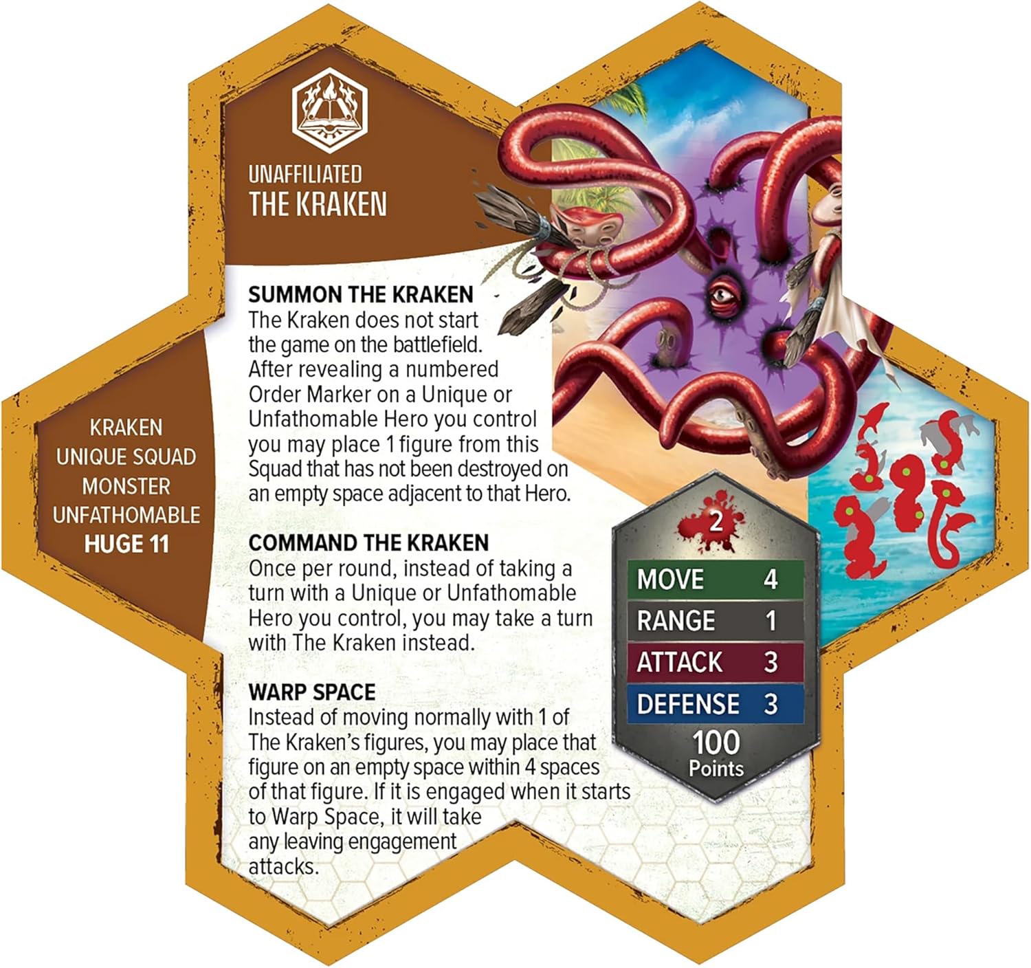 Renegade | Heroscape Age Of Annihilation: Thormun And Kraken | Army Expansion, Heroscape Compatible, 6 Miniatures, Kraken Boss Scenario | 2-4 Players | 60-120 Minutes