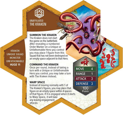Renegade | Heroscape Age Of Annihilation: Thormun And Kraken | Army Expansion, Heroscape Compatible, 6 Miniatures, Kraken Boss Scenario | 2-4 Players | 60-120 Minutes