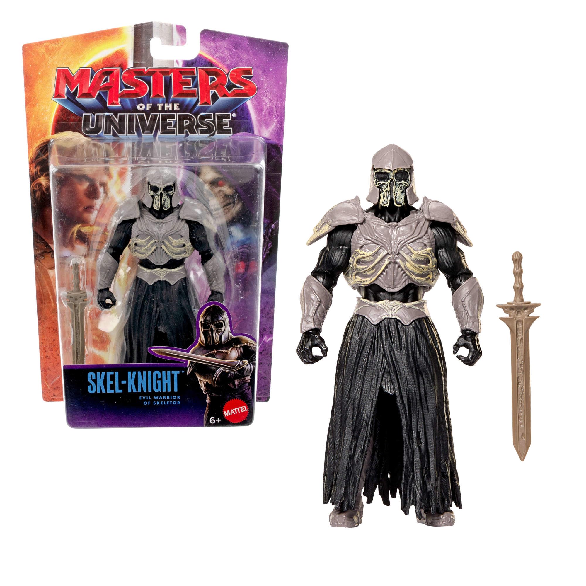Masters of the Universe 2026 Movie Skel-Knight 5.5 Inch Action Figure Toy, Content Accurate Army Builder, 14 Movable Joints & Sword, JKH93