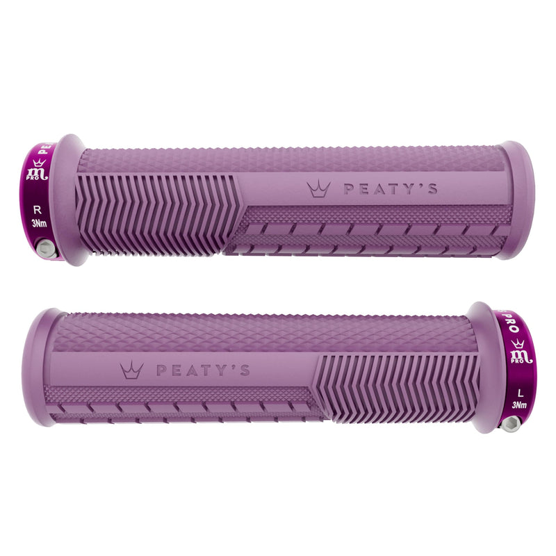 Peaty's Monarch Pro Bike Grips - Bike Handle Grips, Dual Compound Design with Impact Dampening Core, BMX, Ebike & MTB Handlebar Grip