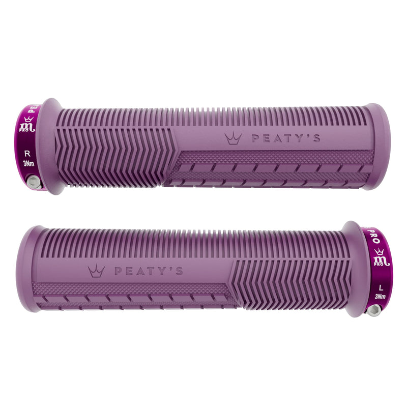 Peaty's Monarch Pro Bike Grips - Bike Handle Grips, Dual Compound Design with Impact Dampening Core, BMX, Ebike & MTB Handlebar Grip