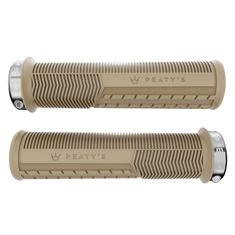 Peaty's Monarch Pro Bike Grips - Bike Handle Grips, Dual Compound Design with Impact Dampening Core, BMX, Ebike & MTB Handlebar Grip