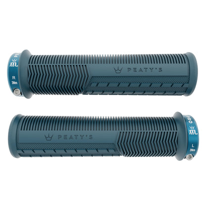 Peaty's Monarch Pro Bike Grips - Bike Handle Grips, Dual Compound Design with Impact Dampening Core, BMX, Ebike & MTB Handlebar Grip