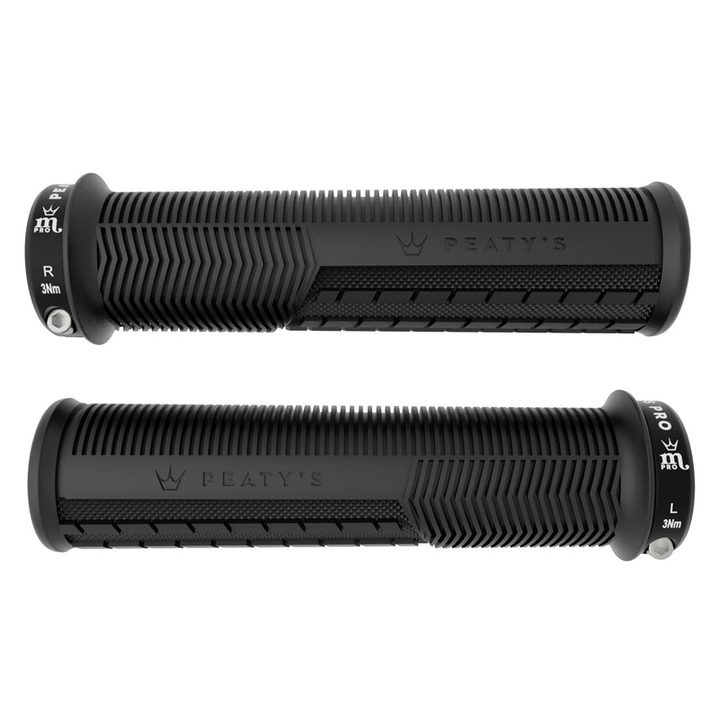 Peaty's Monarch Pro Bike Grips - Bike Handle Grips, Dual Compound Design with Impact Dampening Core, BMX, Ebike & MTB Handlebar Grip