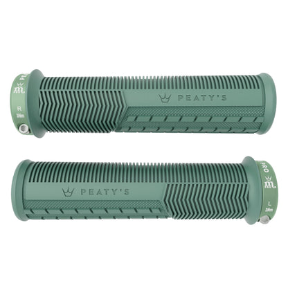 Peaty's Monarch Pro Bike Grips - Bike Handle Grips, Dual Compound Design with Impact Dampening Core, BMX, Ebike & MTB Handlebar Grip