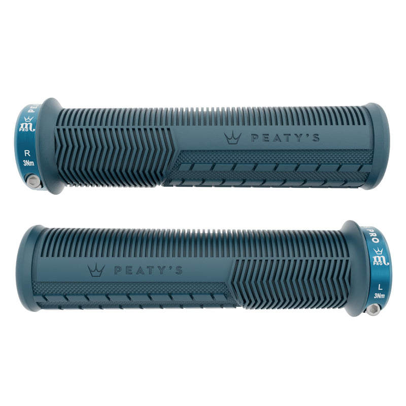 Peaty's Monarch Pro Bike Grips - Bike Handle Grips, Dual Compound Design with Impact Dampening Core, BMX, Ebike & MTB Handlebar Grip