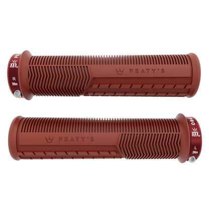 Peaty's Monarch Pro Bike Grips - Bike Handle Grips, Dual Compound Design with Impact Dampening Core, BMX, Ebike & MTB Handlebar Grip