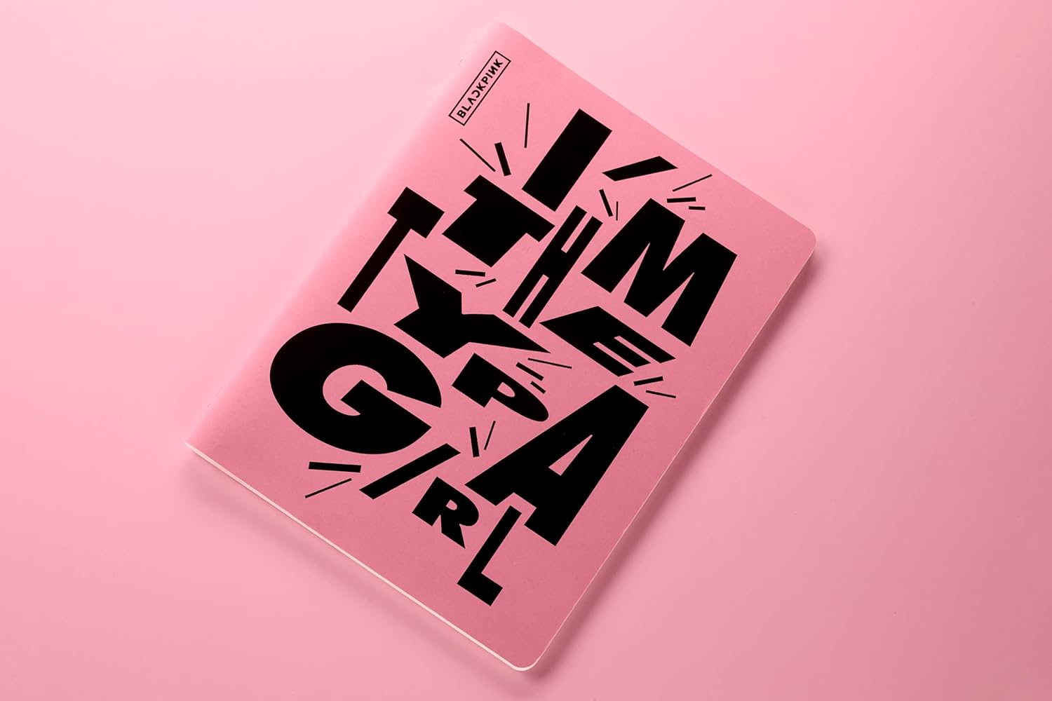 Moleskine x BLACKPINK Volant Notebook - Blank Pages with Flexible Covers, 16 Detachable Sheets, Extra Large Size 19 x 25 cm