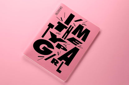 Moleskine x BLACKPINK Volant Notebook - Blank Pages with Flexible Covers, 16 Detachable Sheets, Extra Large Size 19 x 25 cm