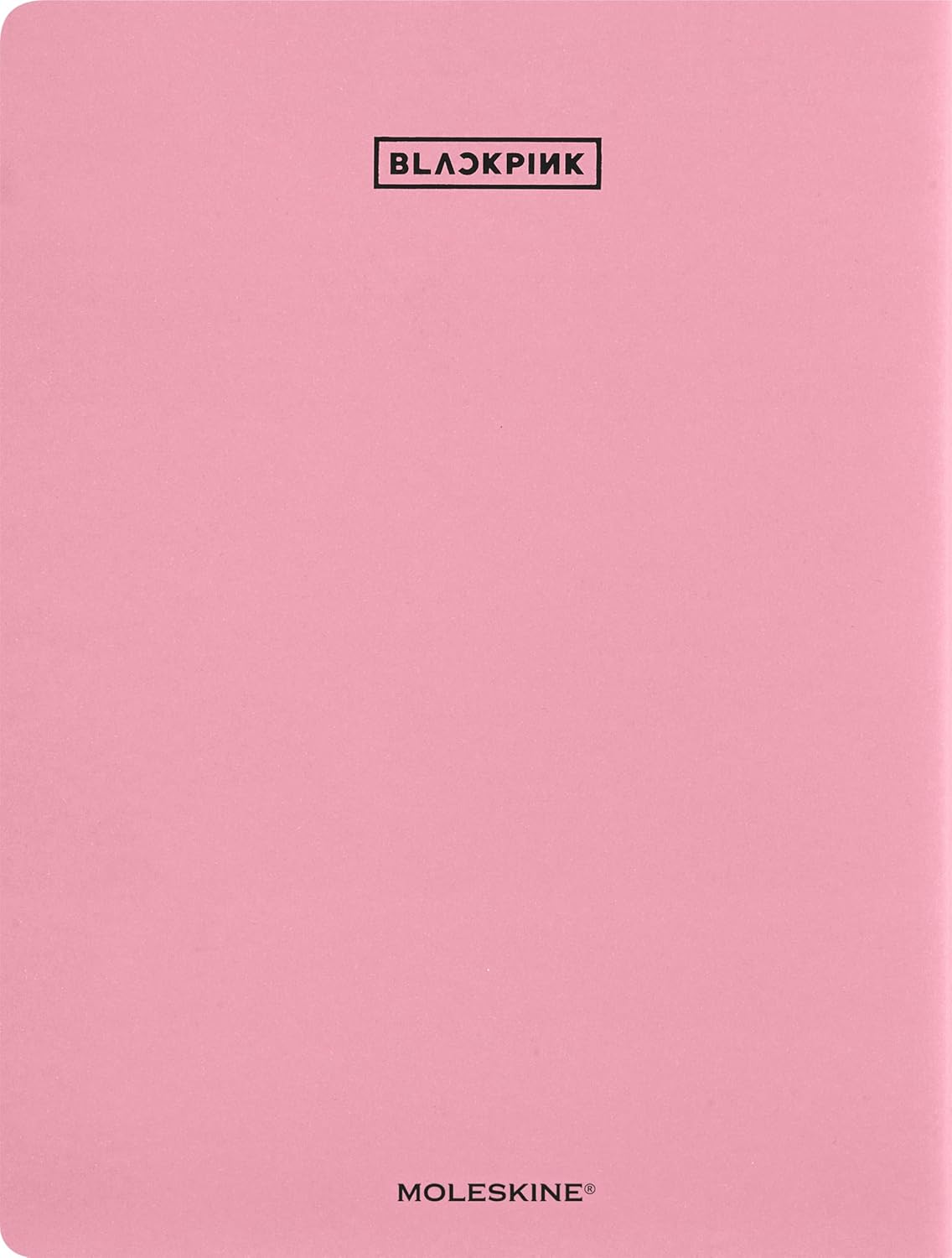 Moleskine x BLACKPINK Volant Notebook - Blank Pages with Flexible Covers, 16 Detachable Sheets, Extra Large Size 19 x 25 cm