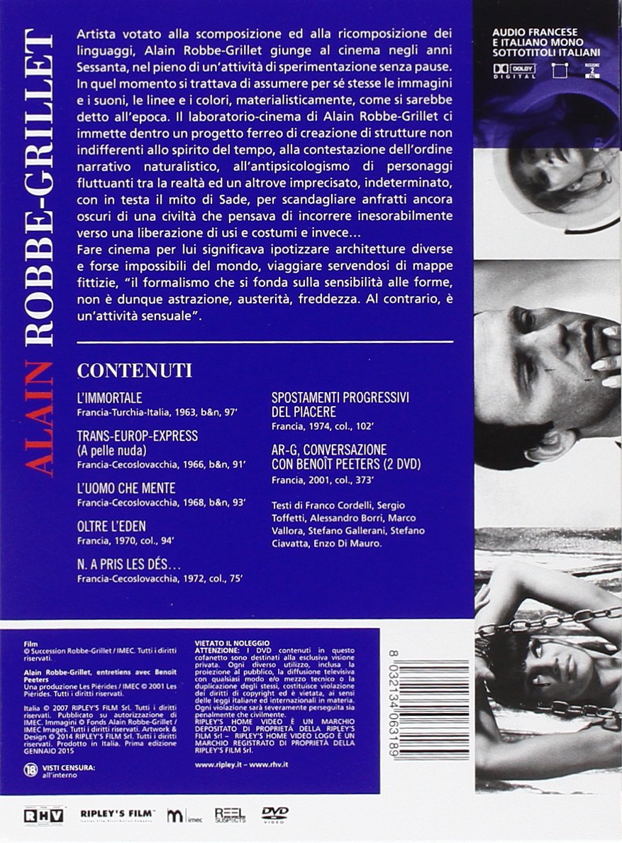 Alain Robbe Grillet (Box 8 Dvd