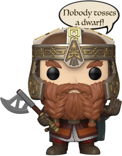 Funko POP! Sayings: Lord of the Rings - Gimli - Sammelbare Vinylfigur - Geschenkidee - Offizielles Merchandise - Spielzeug für Kinder & Erwachsene - Modellfigur für Sammler und zur Ausstellung
