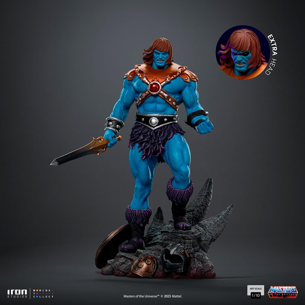 Iron Studios Estatua coleccionable Faker (variante) Masters of the Universe Art Scale 1/10 Multicolor Polystone Resin 22 cm 8,6 pulgadas