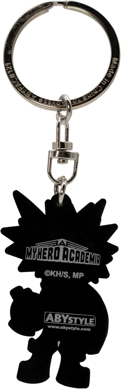 ABYSTYLE My Hero Academia Merch MHA Merch Bakugo Keychain Anime Keychain PVC Anime Accessories for Fans