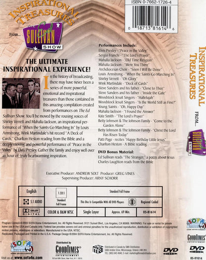 Various Artists - Inspirational Treasures From The Ed Sullivan Show