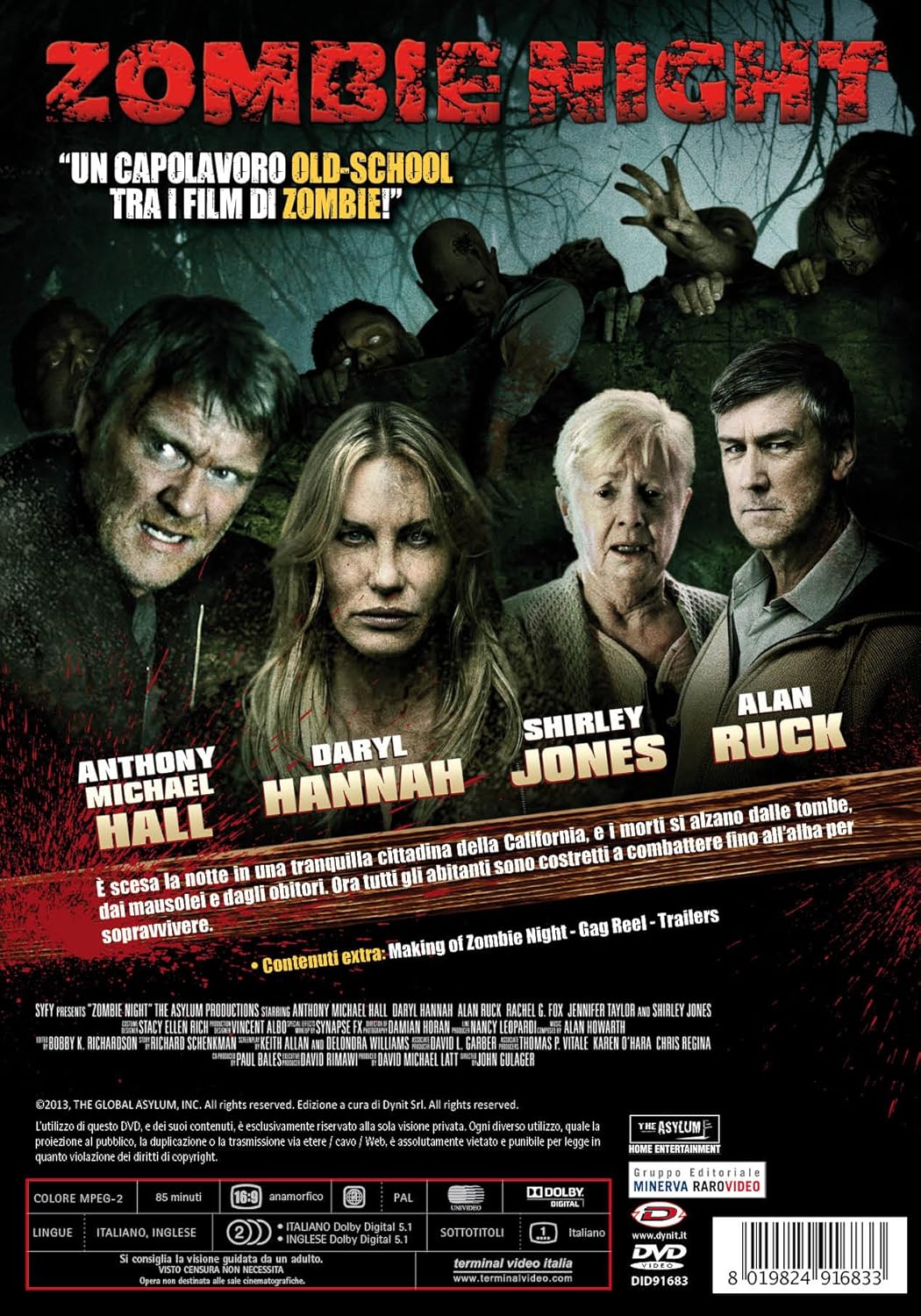 zombie night dvd Italian Import