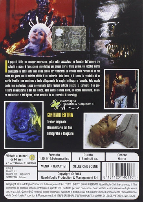 creepshow dvd Italian Import