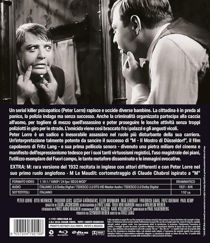 M Il Mostro Di Dusseldorf (Blu-Ray Mod) - (Italian Import)