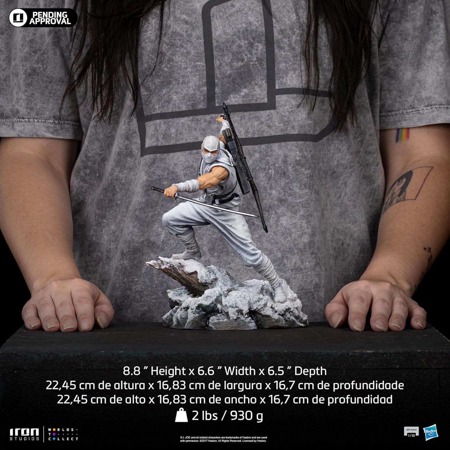 Gi Joe Art Scale Statue 1/10 Storm Shadow 23 Cm