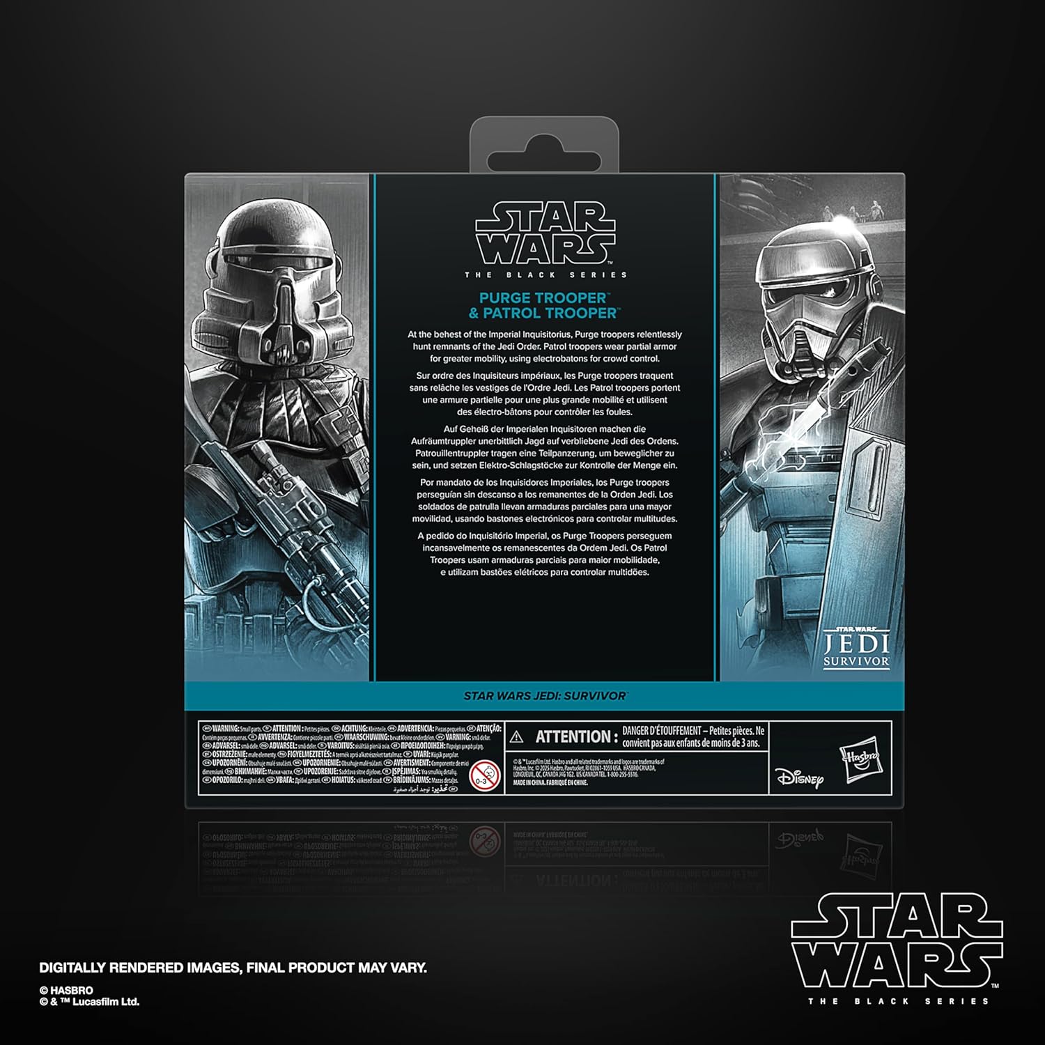Star Wars The Black Series Gaming Greats Purge Trooper & Patrol Trooper, Star Wars Jedi: Survivor Premium, Sammlerstück, 15,2 cm, 2 Stück