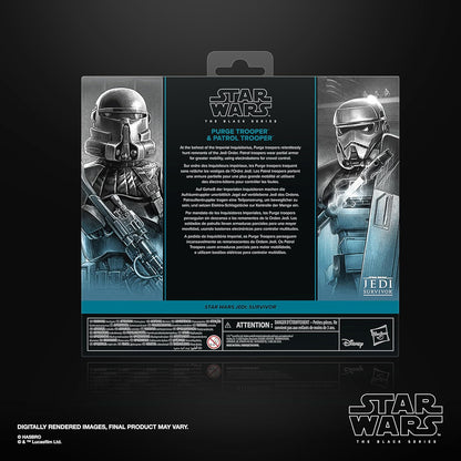 Star Wars The Black Series Gaming Greats Purge Trooper & Patrol Trooper, Star Wars Jedi: Survivor Premium, Sammlerstück, 15,2 cm, 2 Stück