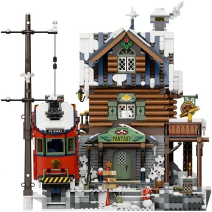PAN TASY Bauset Berghütte mit Schnee (85033