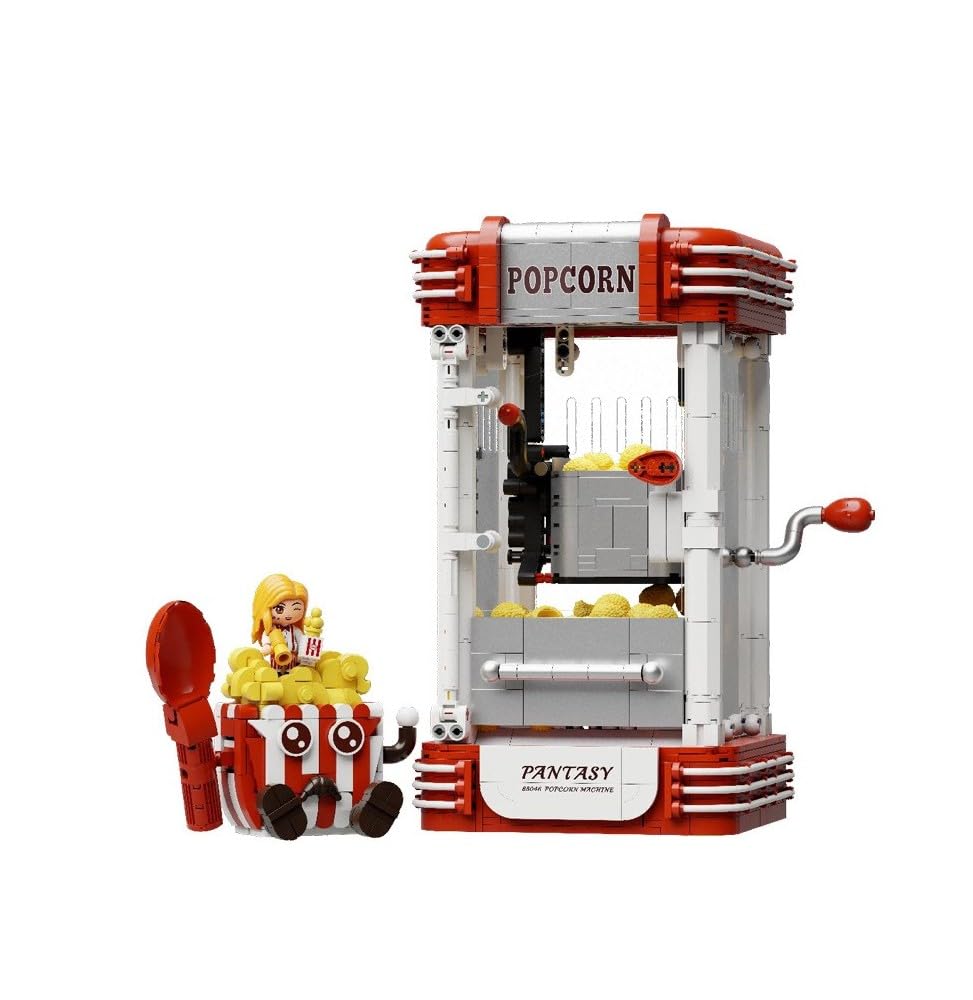 PAN TASY - Set di costruzione Pantasy Retro Collection - Popcorn Machine (27 cm) - 6973817325007