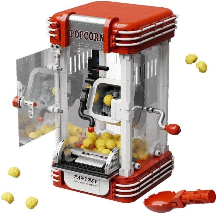 PAN TASY - Set di costruzione Pantasy Retro Collection - Popcorn Machine (27 cm) - 6973817325007