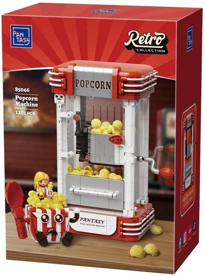 PAN TASY - Set di costruzione Pantasy Retro Collection - Popcorn Machine (27 cm) - 6973817325007