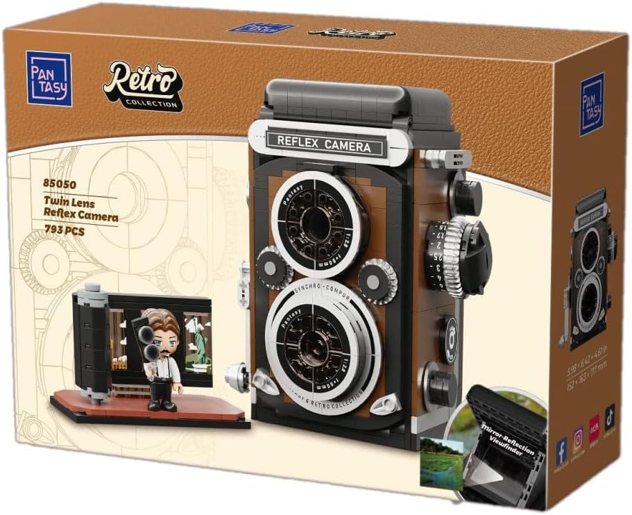 PAN TASY - Pantasy Retro - Twin Lens Reflex Camera (16 cm) - 6973817325021