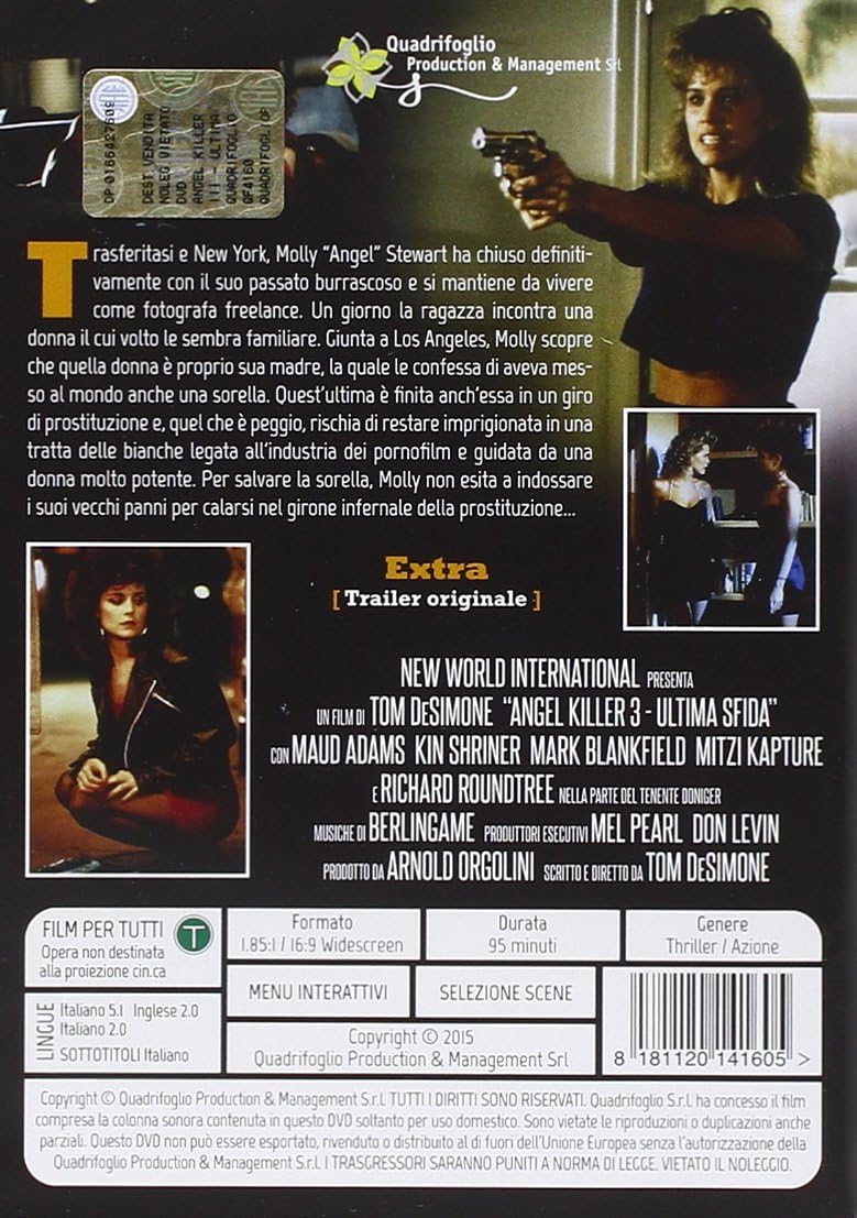 angel killer 3 dvd Italian Import
