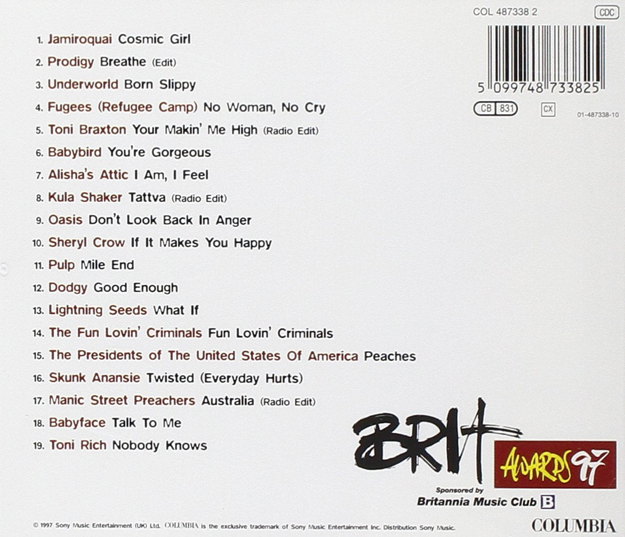 v/a - The `97 Britt Awards