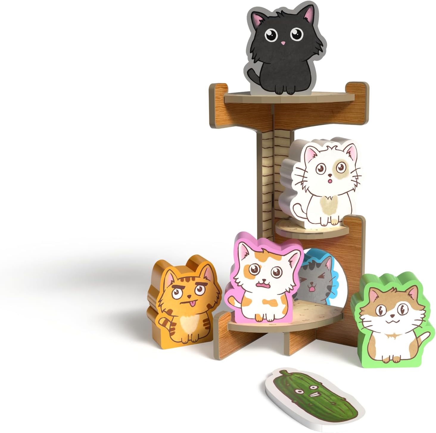 Cats vs Cucumbers – Dice & Card Game | Hilarious Cat Themed Press Your Luck Game | Roll, Collect, and Outsmart Your Feline Foes | Family Friendly Fun for Teens & Adults