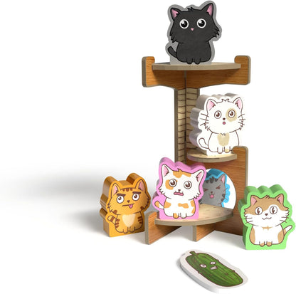 Cats vs Cucumbers – Dice & Card Game | Hilarious Cat Themed Press Your Luck Game | Roll, Collect, and Outsmart Your Feline Foes | Family Friendly Fun for Teens & Adults
