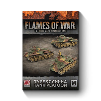 Battlefront Miniatures Flames of War Chi-Ha Tank Platoon Japanese Type 97 Mid-War