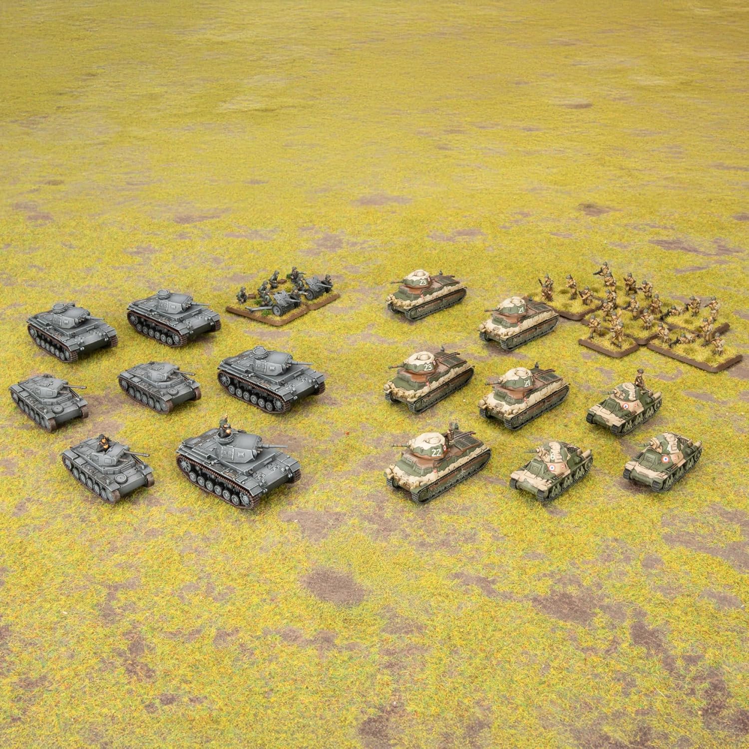 Flames of War - Maginot Line - German vs French Starter Set (Plastic