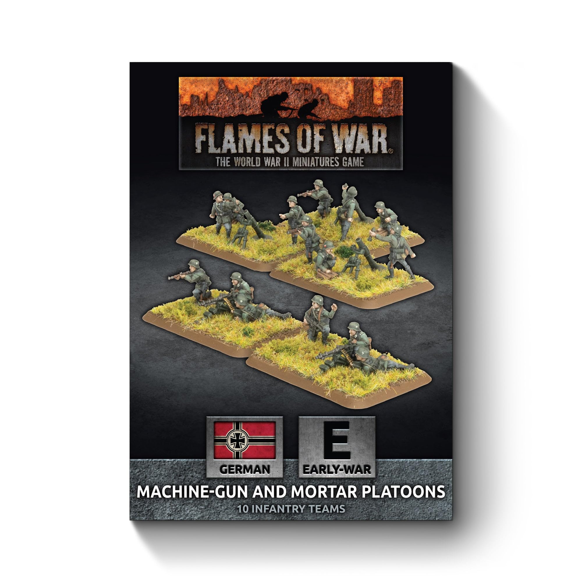 Flames of War: GBX203 HMG and Mortar Platoons (Early, Plastic