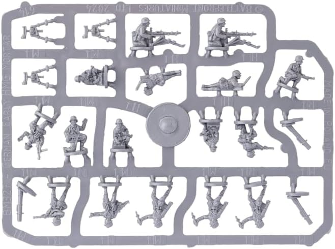 Flames of War: GBX203 HMG and Mortar Platoons (Early, Plastic