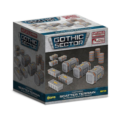 Battlefield in a Box: Gothic Sector: Castograd Scatter Terrain (x12
