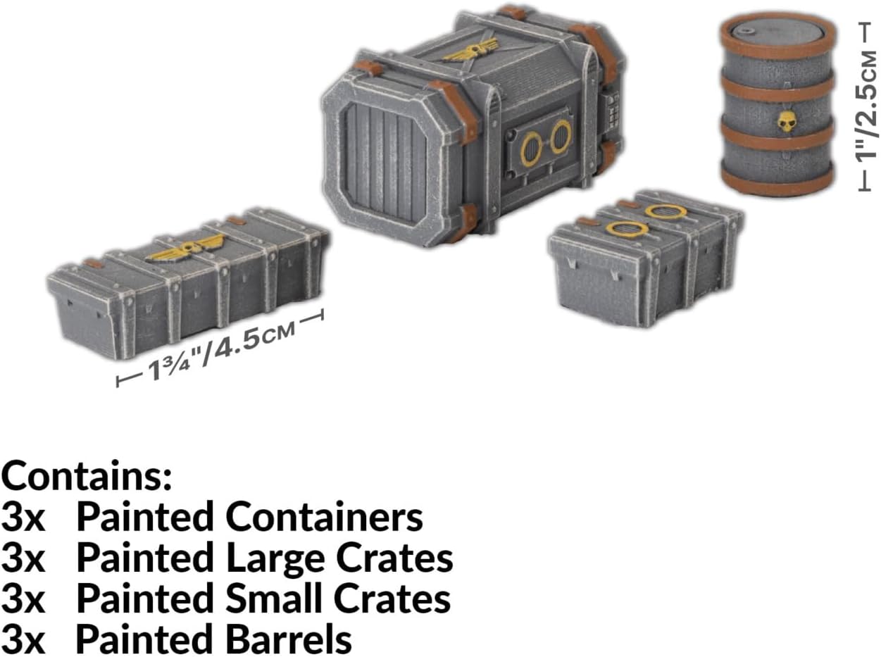 Battlefield in a Box: Gothic Sector: Castograd Scatter Terrain (x12