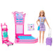 Barbie ‘Malibu’ Family & Friends Limitless Adventure Blonde Fashion Doll with Baggage Claim, Luggage, Trolly, Conveyer Belt and Carry-On, JMJ49