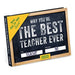 Knock Knock Why You’re the Best Teacher Ever Book Fill in the Love Fill-in-the-Blank Book & Gift Journal