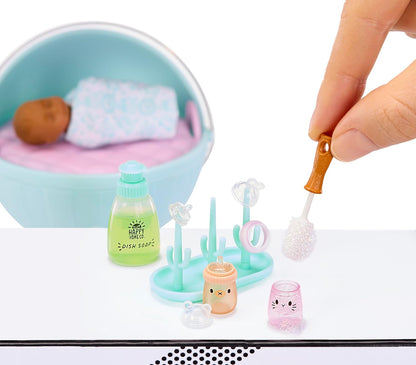 MGA's Miniverse Make It Mini Baby, Mini-oggetti da Collezione, Fai-da-te, Cibo per Bambini, Biberon, Replica Cibo, NON COMMESTIBILE, Collezionisti, Miniatura realistica, Doni, Età 8+
