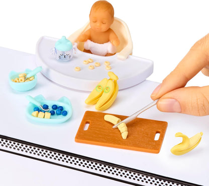 MGA's Miniverse Make It Mini Baby, Mini-oggetti da Collezione, Fai-da-te, Cibo per Bambini, Biberon, Replica Cibo, NON COMMESTIBILE, Collezionisti, Miniatura realistica, Doni, Età 8+