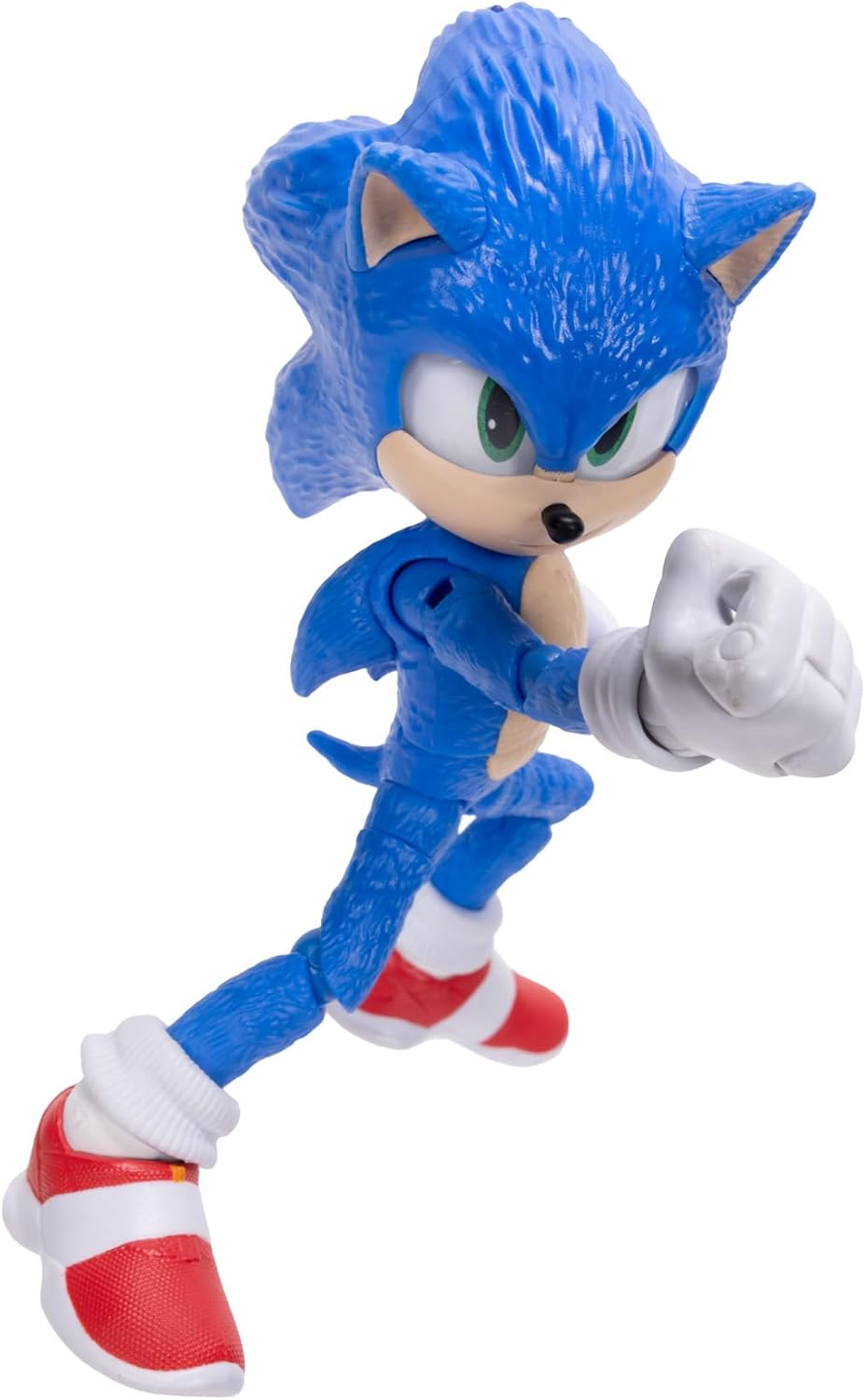 Sonic 3 Movie Sonic Collector Toy Figure by Jakks Pacific, Stands 5” / 13 cm Tall, Highly Articulated for Boys/Girls, Officially Licensed 3 Movie, Suggested for Ages 3+